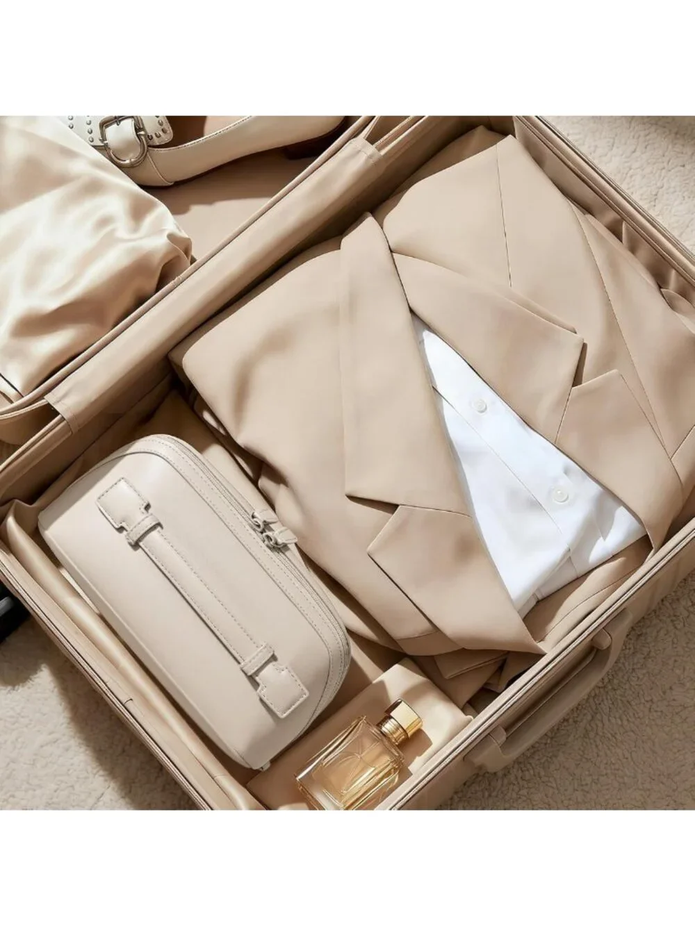 Large Capacity Waterproof Makeup Bag | Portable Toiletry Organizer for Travel